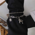 Pegasus Mythos Layered Bracelet - Italian Heritage Silver Charm Chain⁠