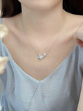 Ravello Enchanted Garden Butterfly Jewelry - Ethereal Ice-Blue Crystal Collection